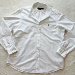 現行　極美　ポロラルフローレン 長袖シャツ　XL 着用2XL 大きいサイズ　白