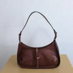 ♥とても美品♥ダコタDakota　ブラウン皮革製　セミショルダーバッグ　日本製
