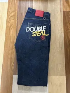 DOUBLE STEAL ダークブルーデニムパンツ