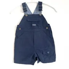 【OshKosh】 オシュコシュ ネイビー ショートオーバーオール ベビー 70
