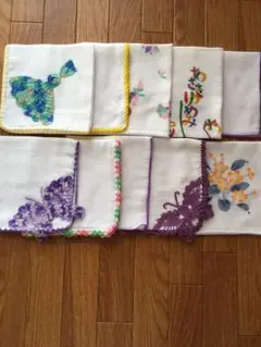 ガーゼ　ハンカチ(１０枚)