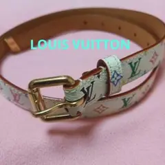 【LOUIS VUITTON】 サンチュール ベルト モノグラム マルチカラー