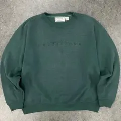 90s AMERICAN EAGLE Sweatshirt グリーン 緑 XL