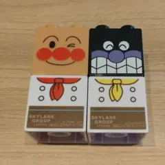 新品未使用 すかいらーく 非売品 アンパンマン ブロックラボ ばいきんまん