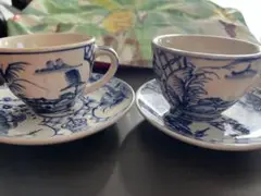 ベトナム レックスホテル REX HOTEL 青白磁角小皿 3枚セット 1975206756.jpg?1689728577