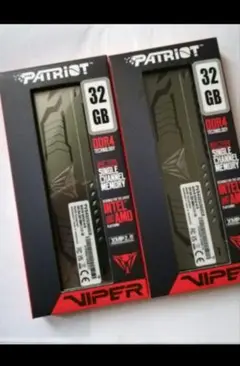 新品 Patriot メモリー 3600MHz 64GB【32GB x 2枚】