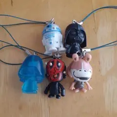 スターウォーズ　キャラクター ストラップ 5個セット
