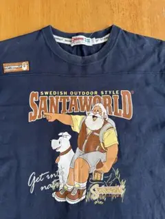 SANTAWORLD スウェーデンアウトドアスタイル Tシャツ