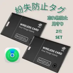 紛失防止タグ エアタグ 2個入り スマートトラッカー 紛失防止 忘れ物 見守り