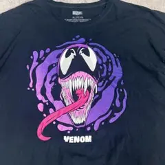 marvel ヴェノム 半袖Tシャツ ブラック 3XL