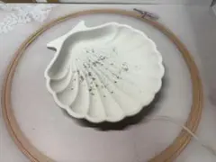 最終値下げシェル型ジェスモナイトトレイ