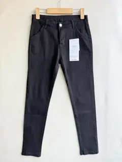 新品　リエディ　レディース　スキニーパンツ　ブラック　S シンプル　ストレッチ