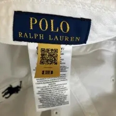 ポロ ラルフローレン cap 白 正規品