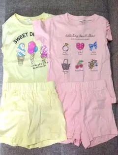 半袖パジャマ　100cm　水通しのみ