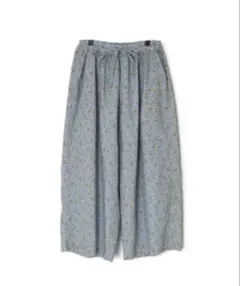 ARMEN★新品　小花柄ワイドコットンパンツ