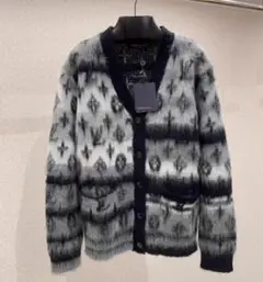 即日発送Louis Vuittonカーディガン グレー/ブラック