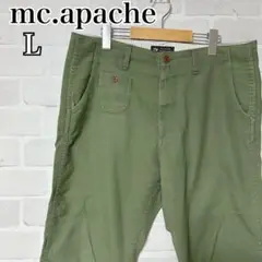 エムシーアパッシュ　オリーブグリーン ボトムス　日本製　綿混　チノパン　シンプル