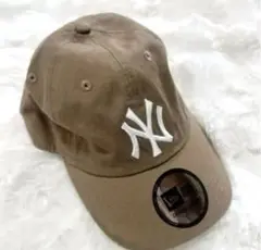 ✨極美品✨ニューエラ NY ヤンキース キャップ 帽子 グレージュ ベージュ