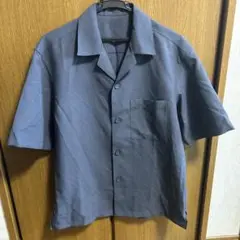 GU 半袖シャツ ダークグレー