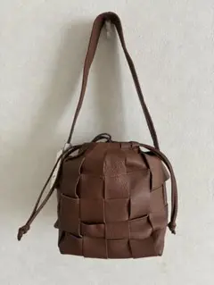 ペルケ ☆新品 山羊革 メッシュ ドロスト ショルダーバッグ アンビリオン