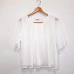 RASPBERRY BERET シフォン フレア フォーマル ブラウス 夏