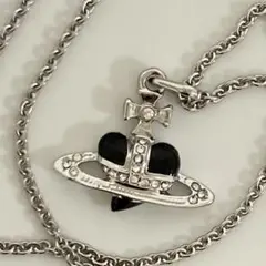 Vivienne Westwood｜ディアマンテネックレス　シルバー×ブラック
