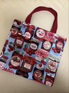 Benartex トートバック　マチ付き　ハンドメイド　Cherry Hill