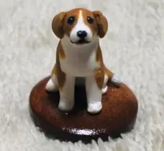 犬　ビーグル　ミニチュア　粘土　作家　置物