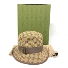 ✴︎未使用品✴︎GUCCI バケットハット　フェドラハット 超希少】GUCCI GG モノグラム フェドラ バケットハット 三代目