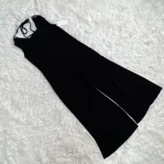 新品 『リエンダ』 (F) ノースリーブサロペット 背中開き オールインワン