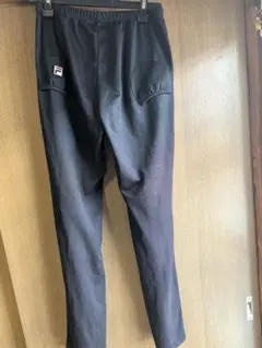 ★フィラ　FILA　 メッシュロングパンツ ブラック　L　黒　ボールポケット