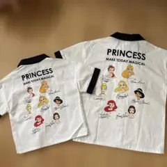 新品 Littc ディズニー プリンセス お揃い シャツ キッズ 100 130