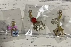 ハンドメイド　チャーム　猫チャームＡ　ファスナーチャーム