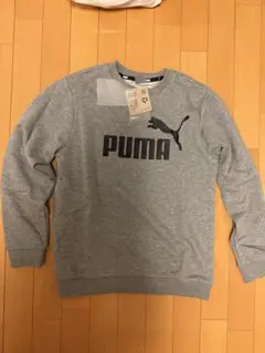 PUMA グレー クルーネック トレーナー 160