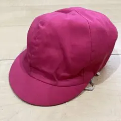 園児用 ピンクFサイズ 桃白帽子