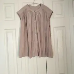 Simplicite シンプリシテェ　バンドカラーブラウス