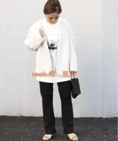 Plage スポンジショートコート