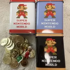 マリオ お菓子缶