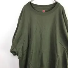 USA古着 ヘインズ hanes Tシャツ カーキ