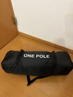 ワンポールテント Mサイズ ブラック 専用グランドシート付き 1回使用 DOD
