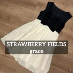 美品 STRAWBERRY FIELDS grace ノースリーブワンピース M