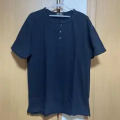 ビームス　ブラックヘンリーネック Tシャツ 半袖
