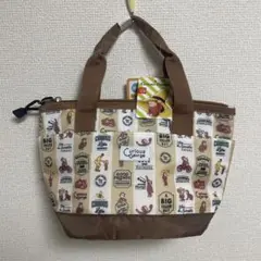 大人気！可愛い　おさるのジョージ柄ランチバック　保冷バック