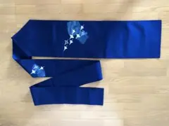 古着　紺色の帯