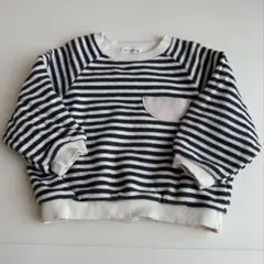 valubebe 24aw ボーダースウェット mtm 18m(90size)