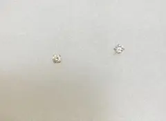avalanche 14k イエローゴールドピアス ジルコニア 3mm 訳あり