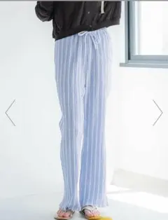 coca コカ クロスシャーリングセミフレアパンツ M