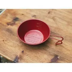 マーキュリー エンボス シェラカップ マグカップ アウトドア レッド
