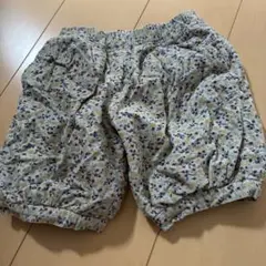 LAGOM 花柄ハーフパンツ 110サイズ　コーデュロイ