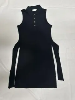 MONCLER ノースリーブ　ワンピース　黒　ブラック
